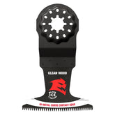 Diablo Tools DOS250JBW10 2-1/2in Starlock Bi-Metal Oscillating Blade for Clean Wood 10pk